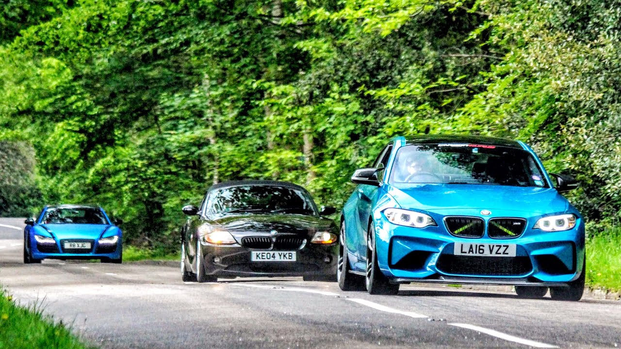 Epic 60 Car Convoy To Private Car Collection! & Z4 Drifting!