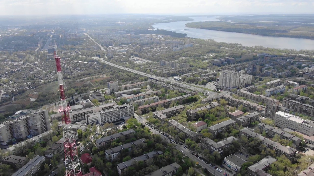 Полёт над Запорожьем (Фестивальная, Профсоюзов)