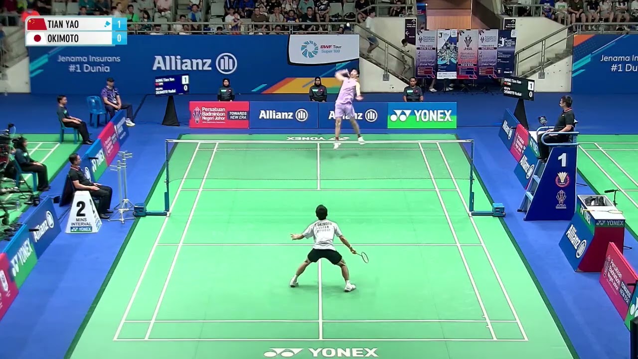 ALLIANZ Malaysia Super 100 2025 | DONG Tian Yao (CHN) vs. Yudai OKIMOTO (JPN) | MS F