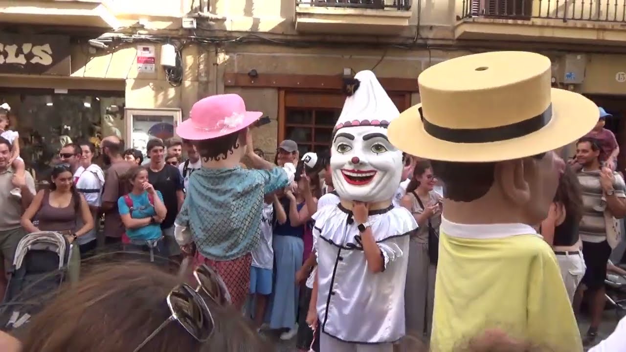 Gigantes y cabezudos, los bebés de la bulla y Antiguo Band I Semana Grande Donostiarra 2025