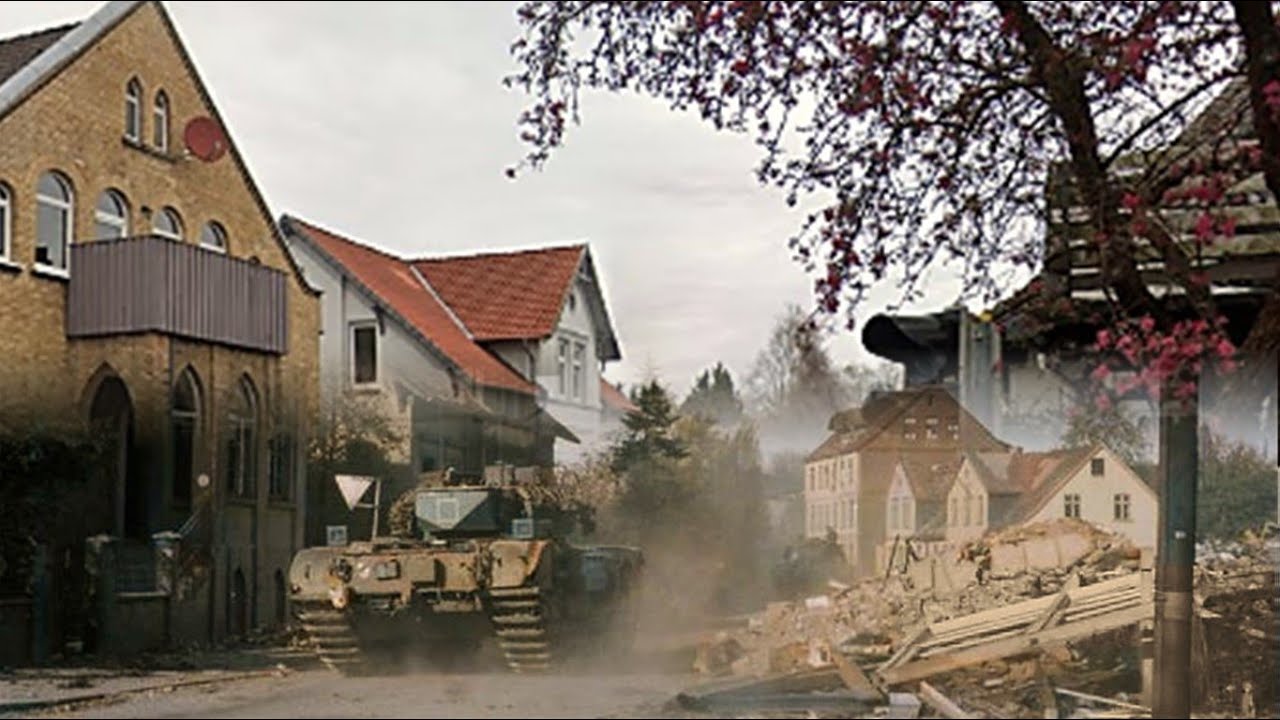 BRITISH ARMY IN   GERMANY   UELZEN & WISMAR   THEN & NOW