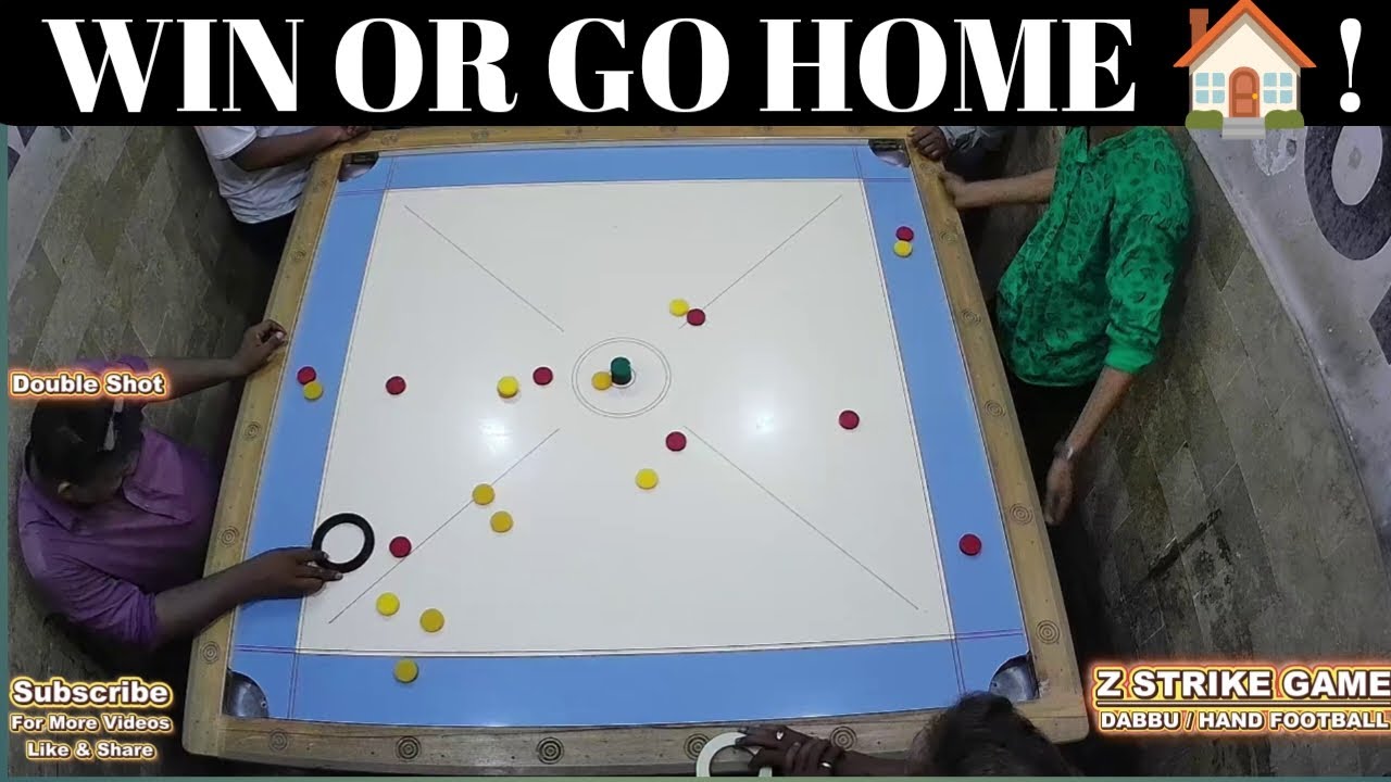 Carrom Dabbu 🔥 WIN OR GO HOME! ⚡ Z Strike Game 4 (Fastest FINISH)