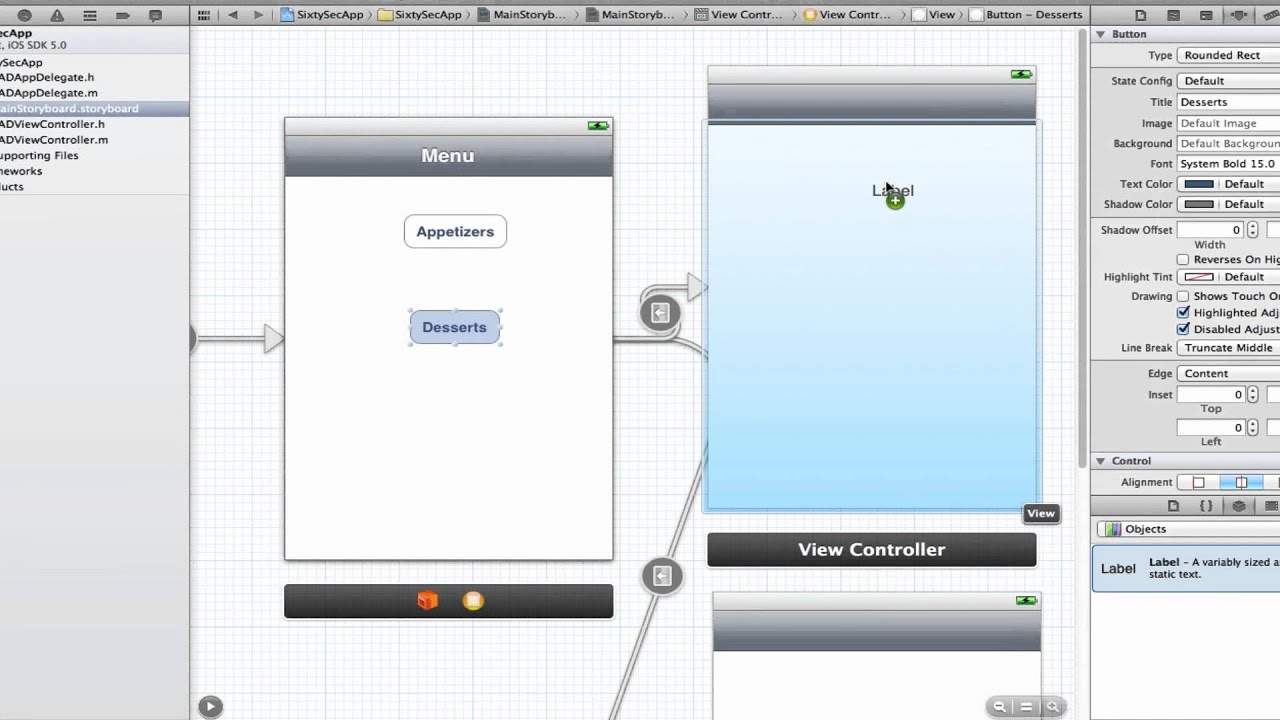 Make Your First iPhone App in 2 Minutes With XCode4