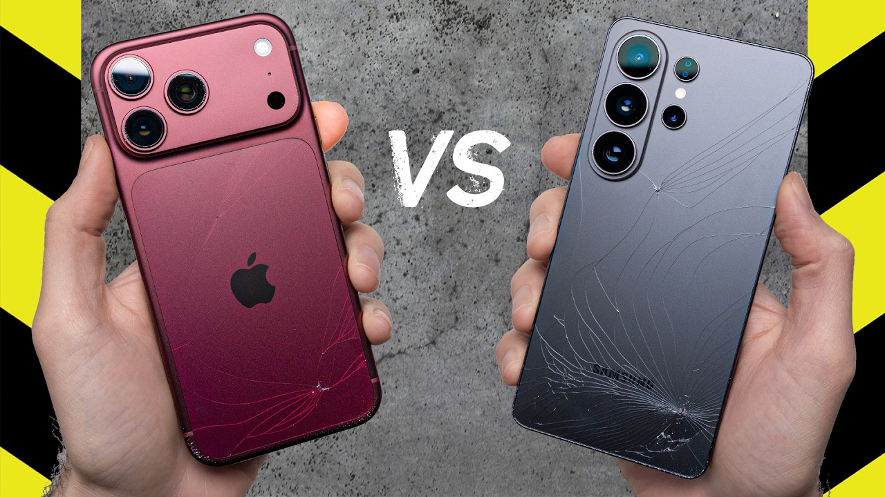 Краш-тест iPhone 18 Pro Max против Galaxy S26 Ultra!