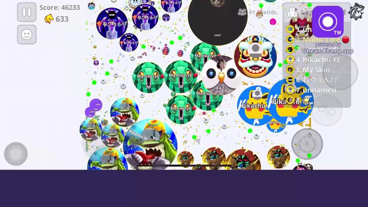 Manic Agar.io Live