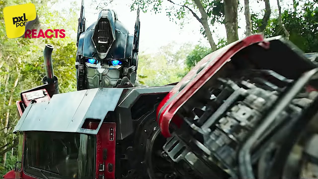 Transformers: Rise of the Beasts Super Bowl Spot (2023) - PXLPOD REACTS