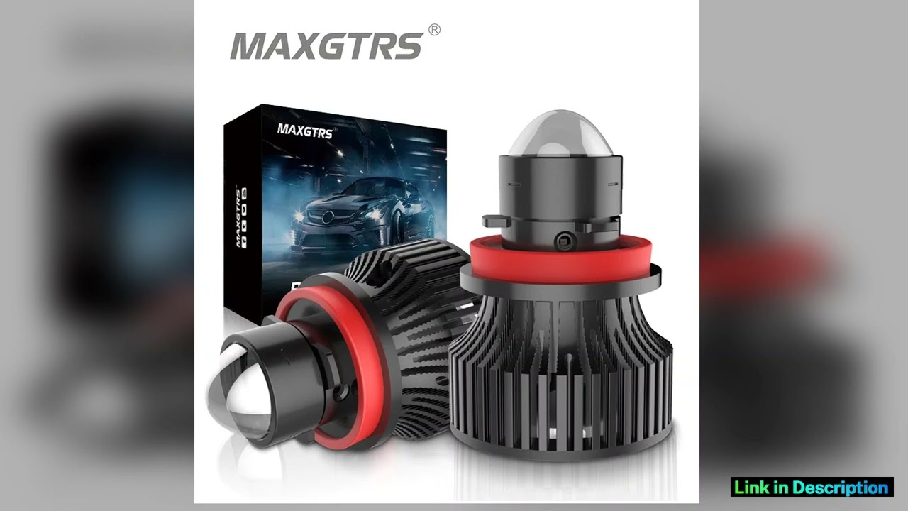 2pcs Automotive H7 H11 9005 9006 Laser Headlight Bulb Mini Projector Lens Light Auto LED Fog Light