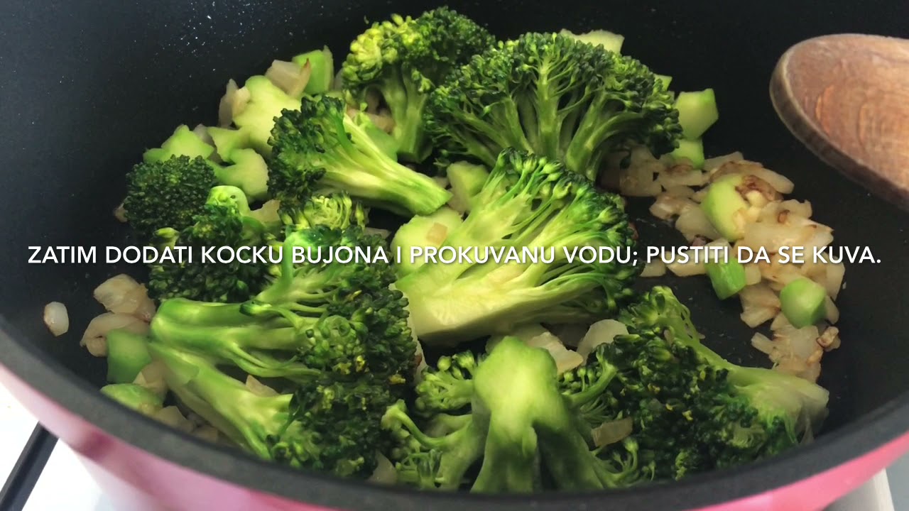 Corba od brokolija, super hrana! (posno jelo)