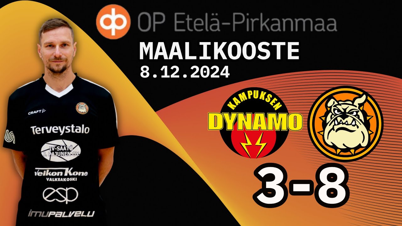 Maalikooste 8.12.2024 KaDy - Futsal Mad Max 3-8