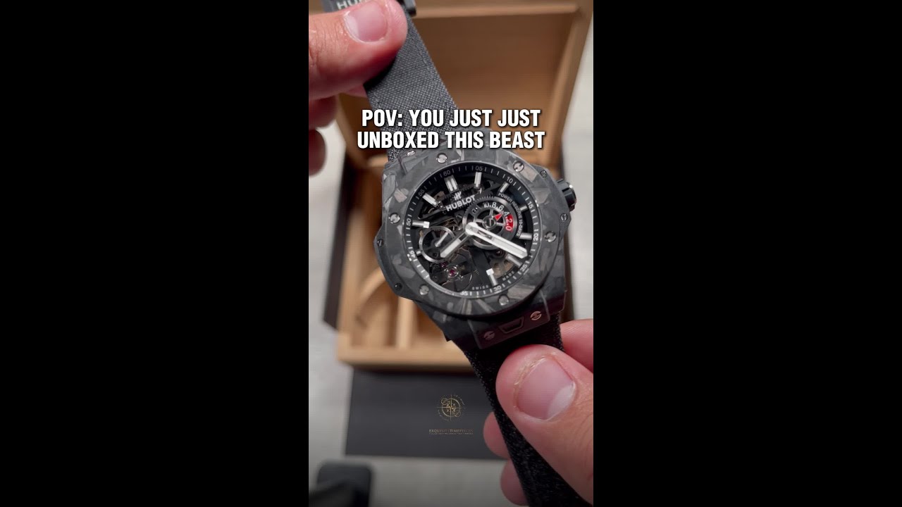 Hublot Big Bang Meca-10 Frosted Carbon