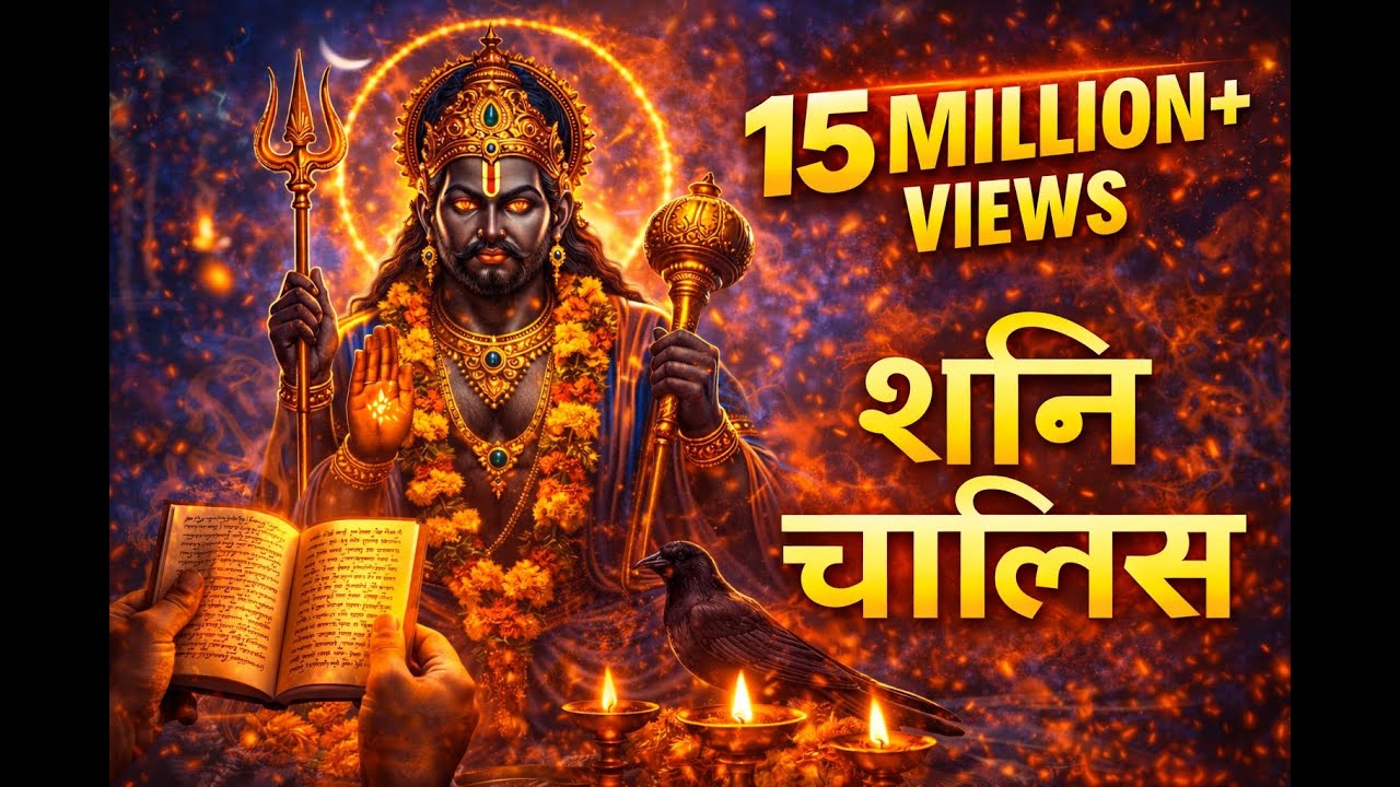 शनि चालीसा | Shani Chalisa | 15 Million+ Views | Shani Dev Chalisa 2026