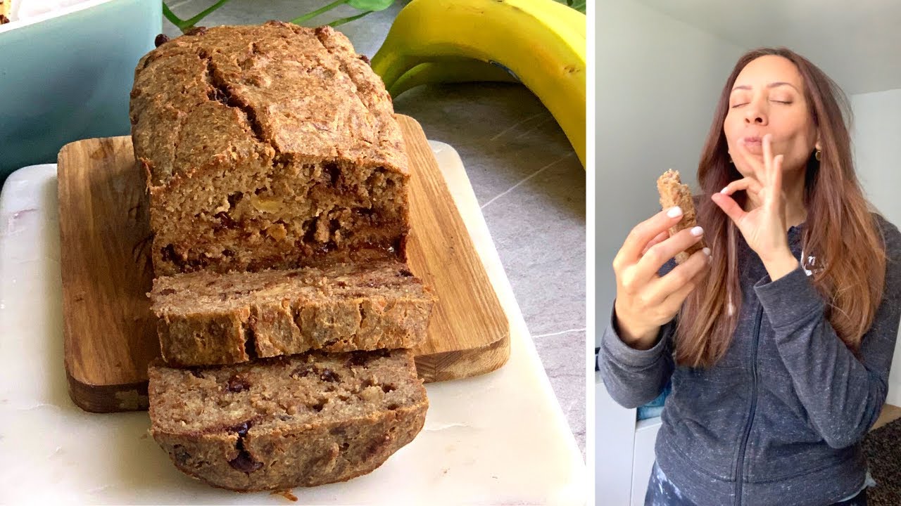 Pan de bananas saludable  Nueva receta mas deliciosa