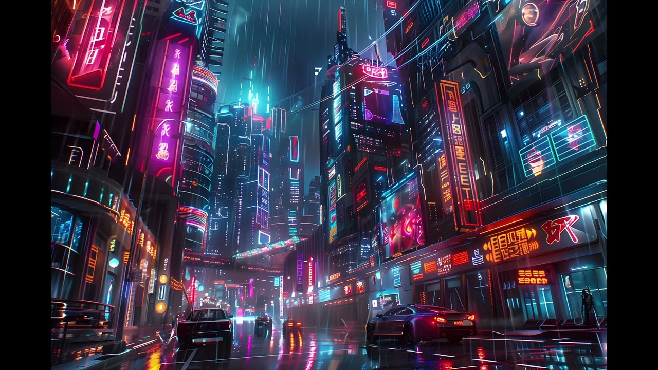 Neon City – Low Light District | Deep Thinking Meditation & Night City Ambience (15 Minutes)