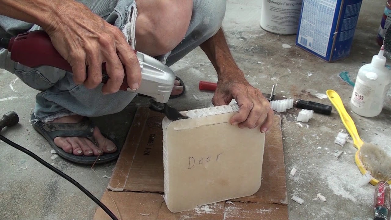 Fiberglass and honeycomb core fabrication generator doghouse 2 of 2