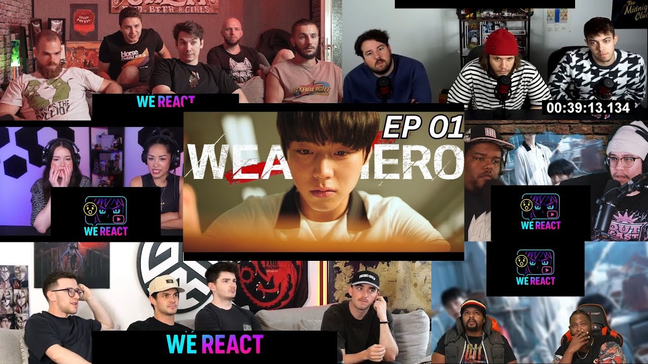 Weak Hero Class 1 Episode 1 | Reaction Mashup #weakheroclass1  #reactionmashup