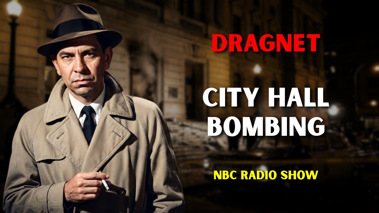 Dragnet: City Hall Bombing | Jack Webb | NBC Radio Drama | A Classic Police Case