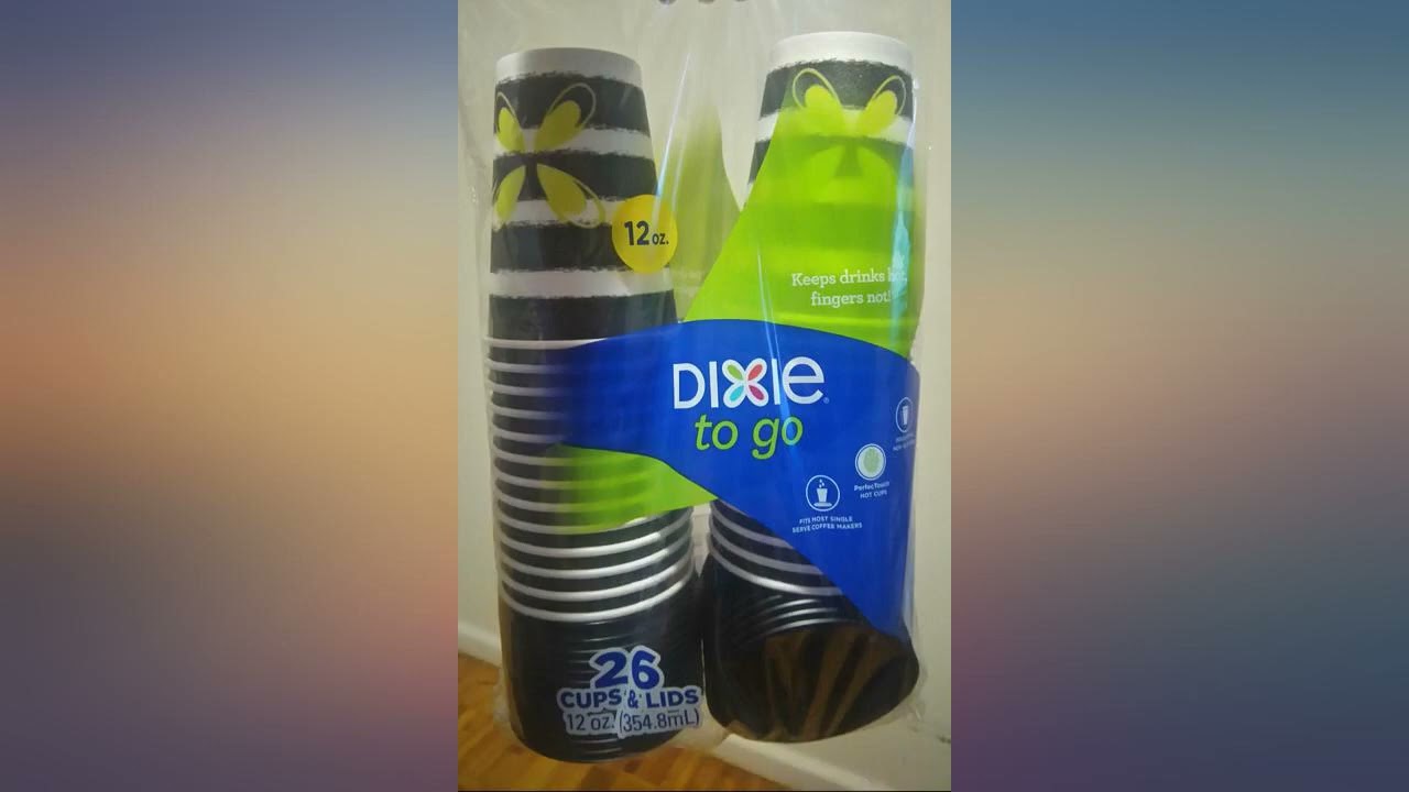 Dixie to Go Disposable Hot Beverage Paper Coffee Cups with Lids, 12 Oz, 156 Count, review