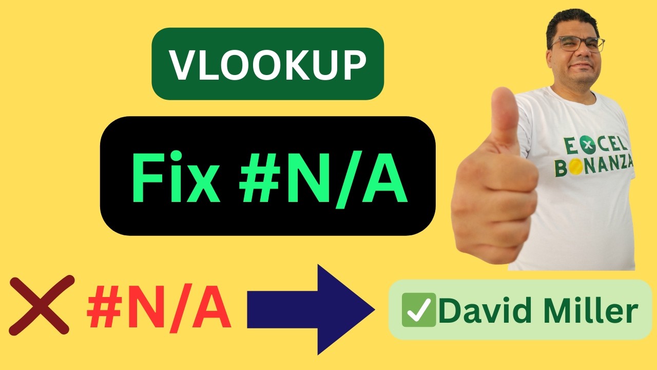 Stop Getting #N/A in VLOOKUP (Exact Match Explained)