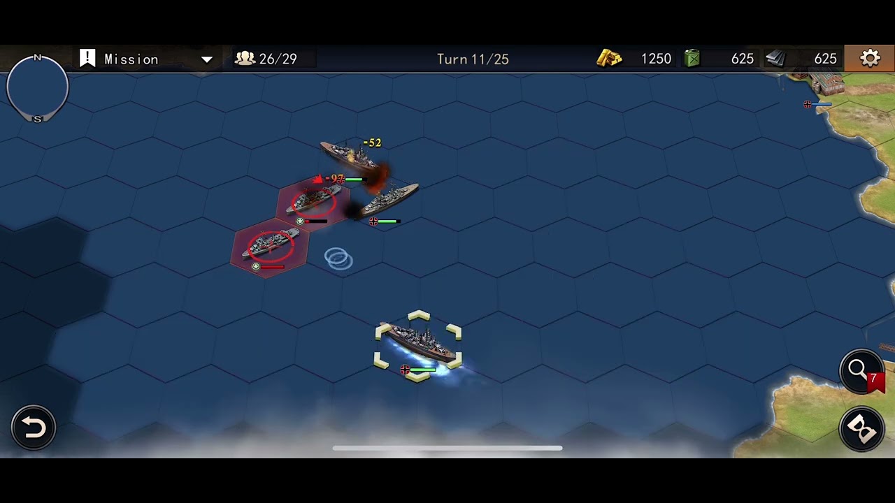 WW2 Europe Frontline axis level 11 British Seafight easy