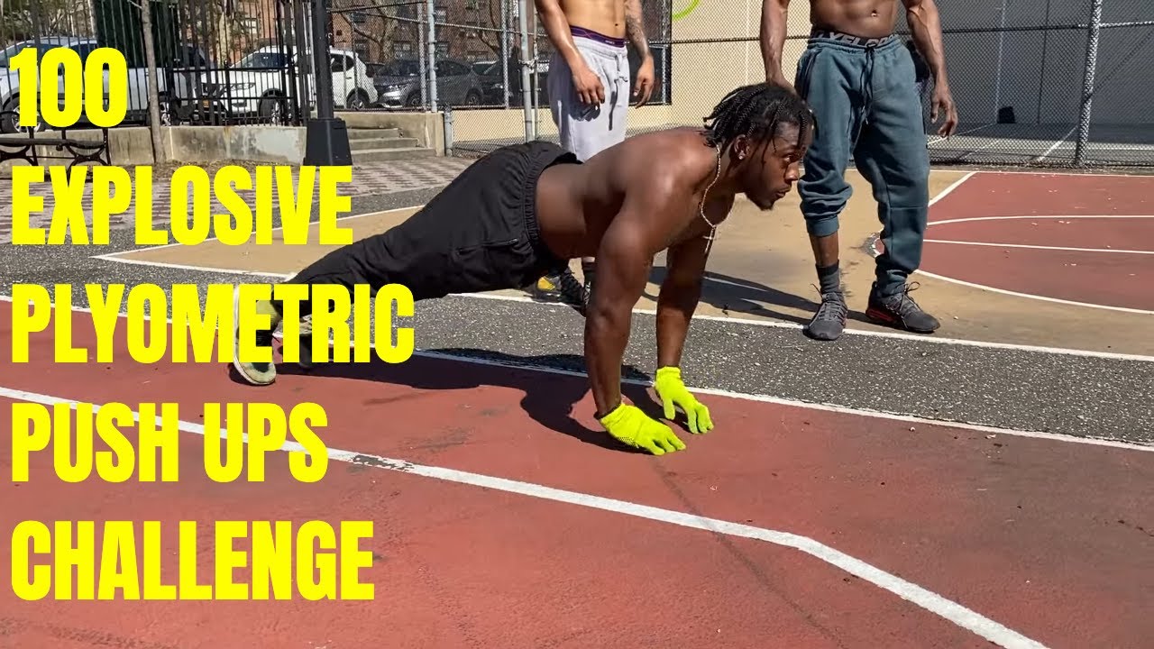 100 Explosive Plyometric Push Ups Challenge - BIG CHEST WORKOUT | That's Good Money