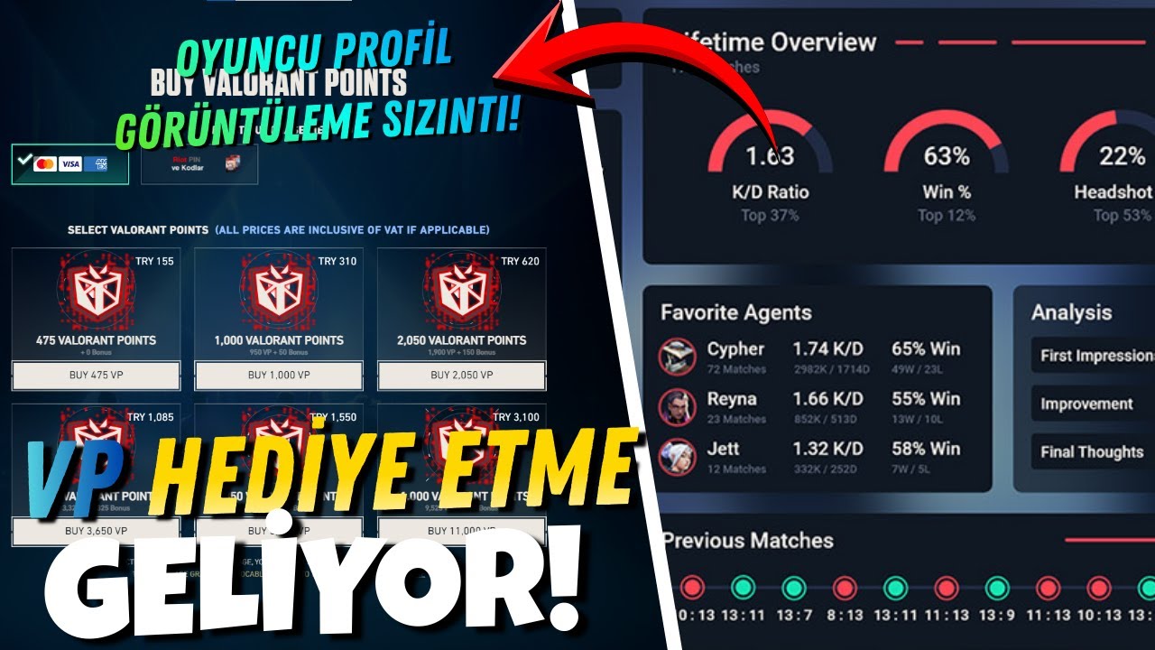 Valorant VP HEDİYE ETME GELİYOR! // 11.11 Yaması // Neler Gelecek?