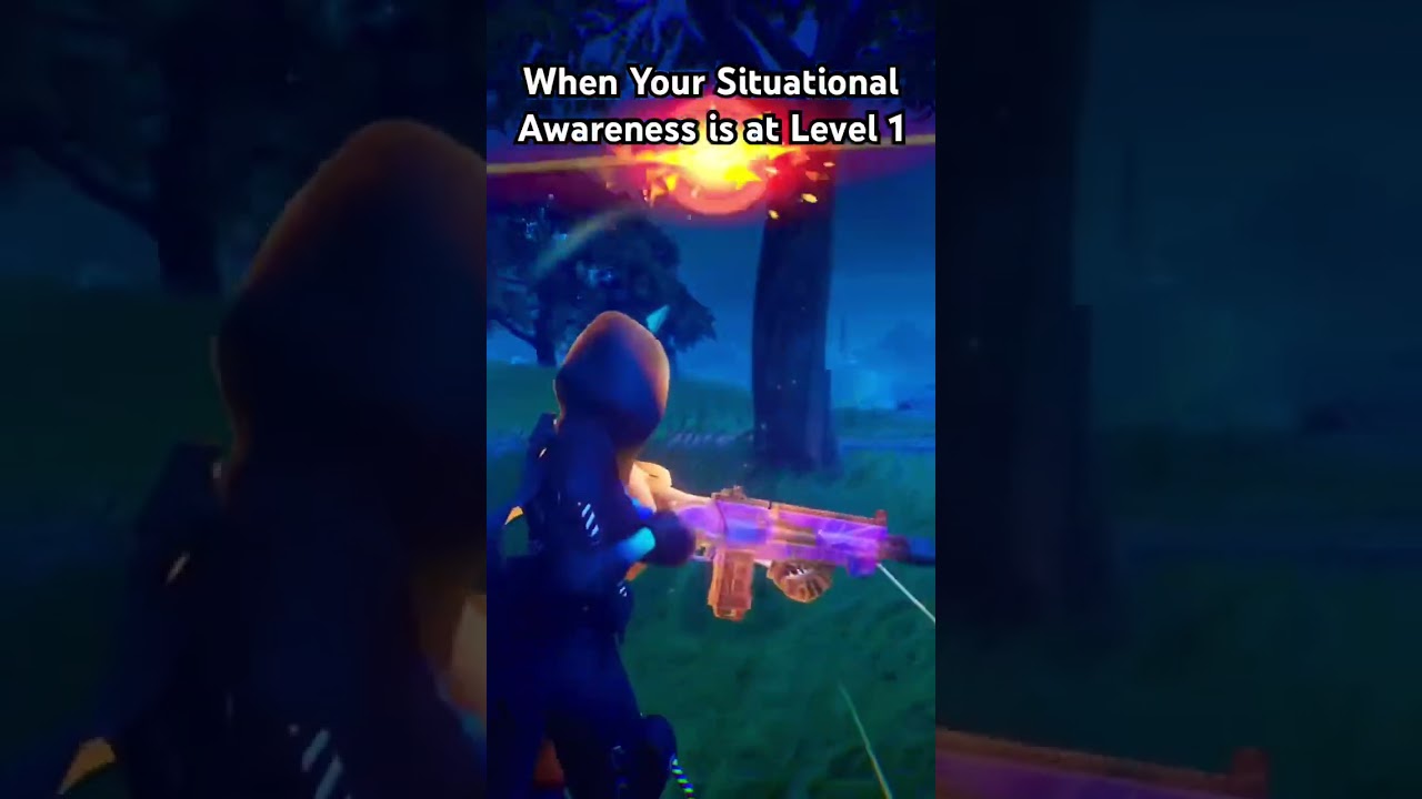 When Your Situational Awareness is at Level 1 #fortnite #shorts