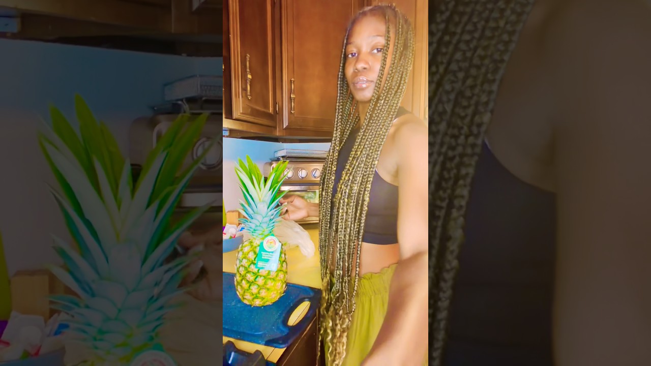 Свежий ананас 🍍 Заказала на Amazon 🤓 Доставка на следующий день с 4:00 до 8:00 🤩 Повышаю уровень ...