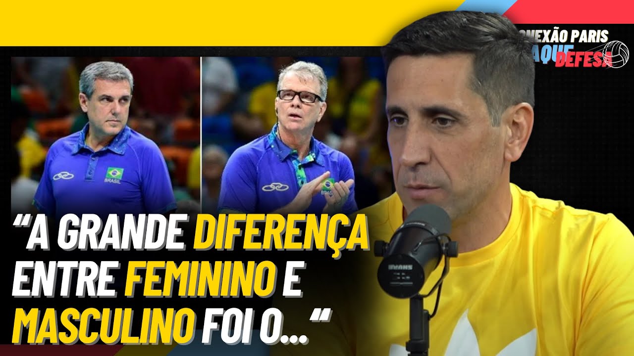 ESSA É A PRINCIPAL DIFERENÇA ENTRE BERNARDINHO E ZÉ ROBERTO NA SELEÇÃO | CONEXÃO #PARIS #70
