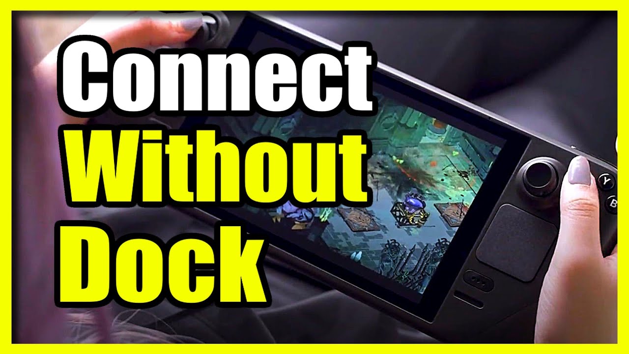 How to Connect Steam Deck to your TV or Monitor without DOCK Station (Fast Tutorial)
