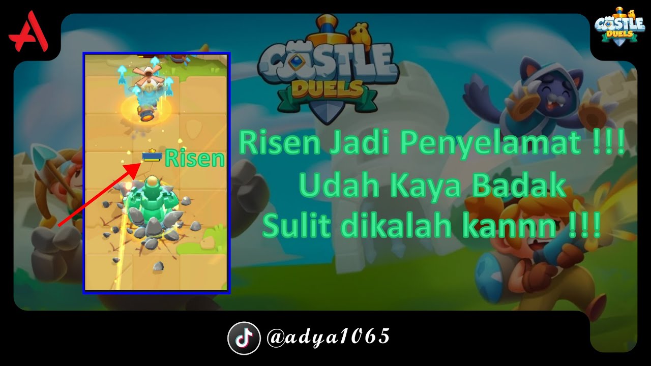 Risen kita udah kaya badak, sulit di kalahkan !!! - Castle Duels