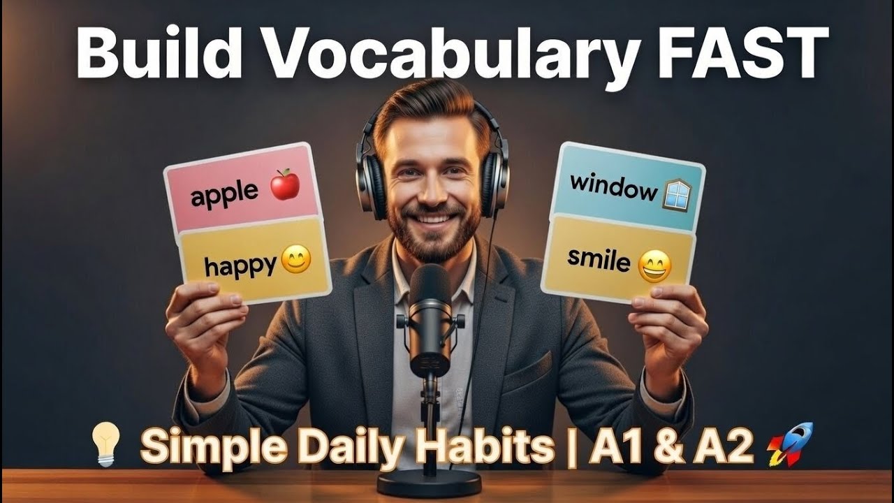 Learn English with Podcast | Slow English Listening & Vocabulary Practice | A1 & A2