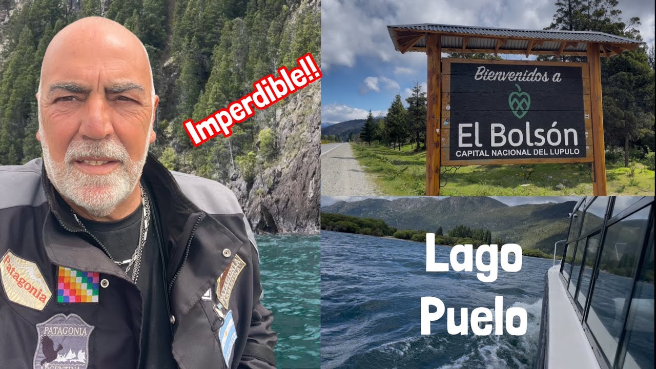 EL BOLSÓN | LAGO PUELO | navegamos el Puelo y mucho más | en moto por Argentina 
