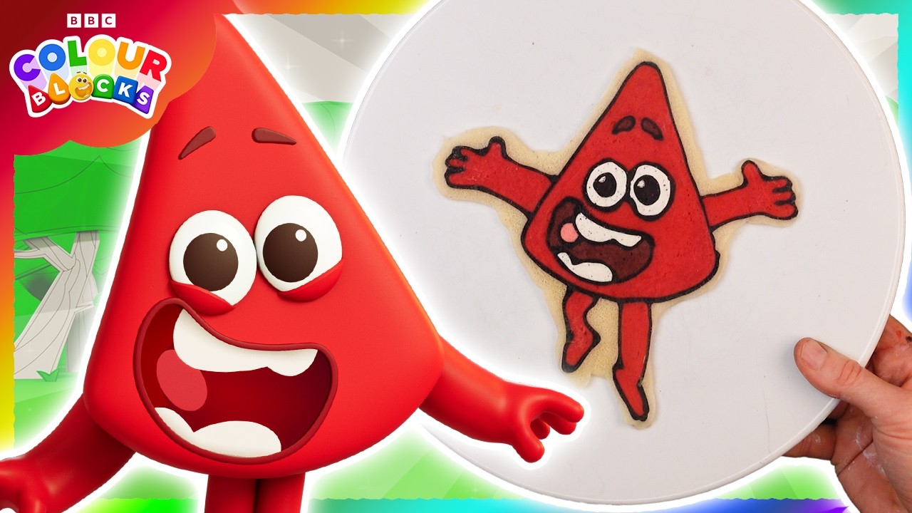 Vira-Panqueca – Vire a sua! | Crianças aprendem as cores | Colourblocks