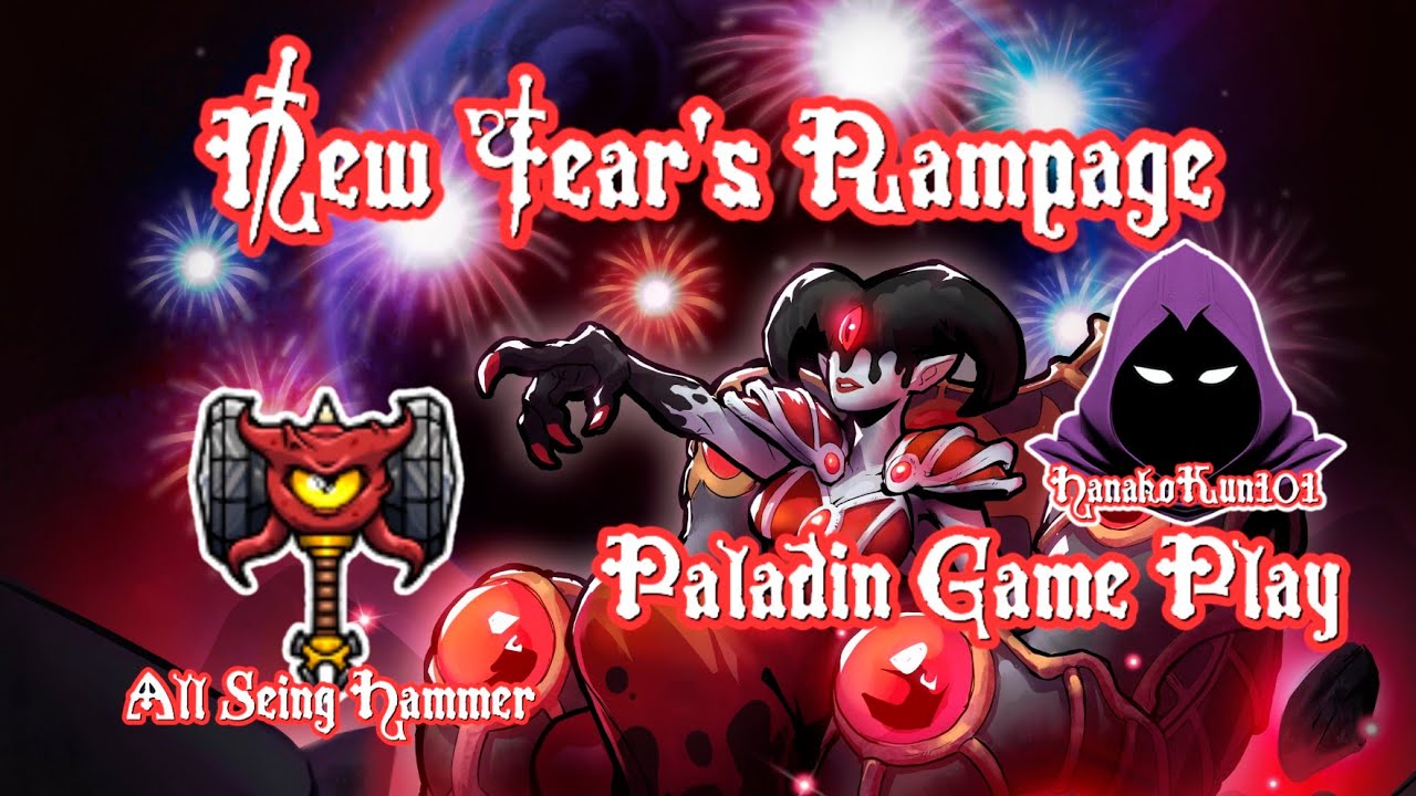 Magic Rampage 😊 New Year's Rampage(hard mode) Paladin game play - All Seing Hammer 😊👌 #HanakoKun101