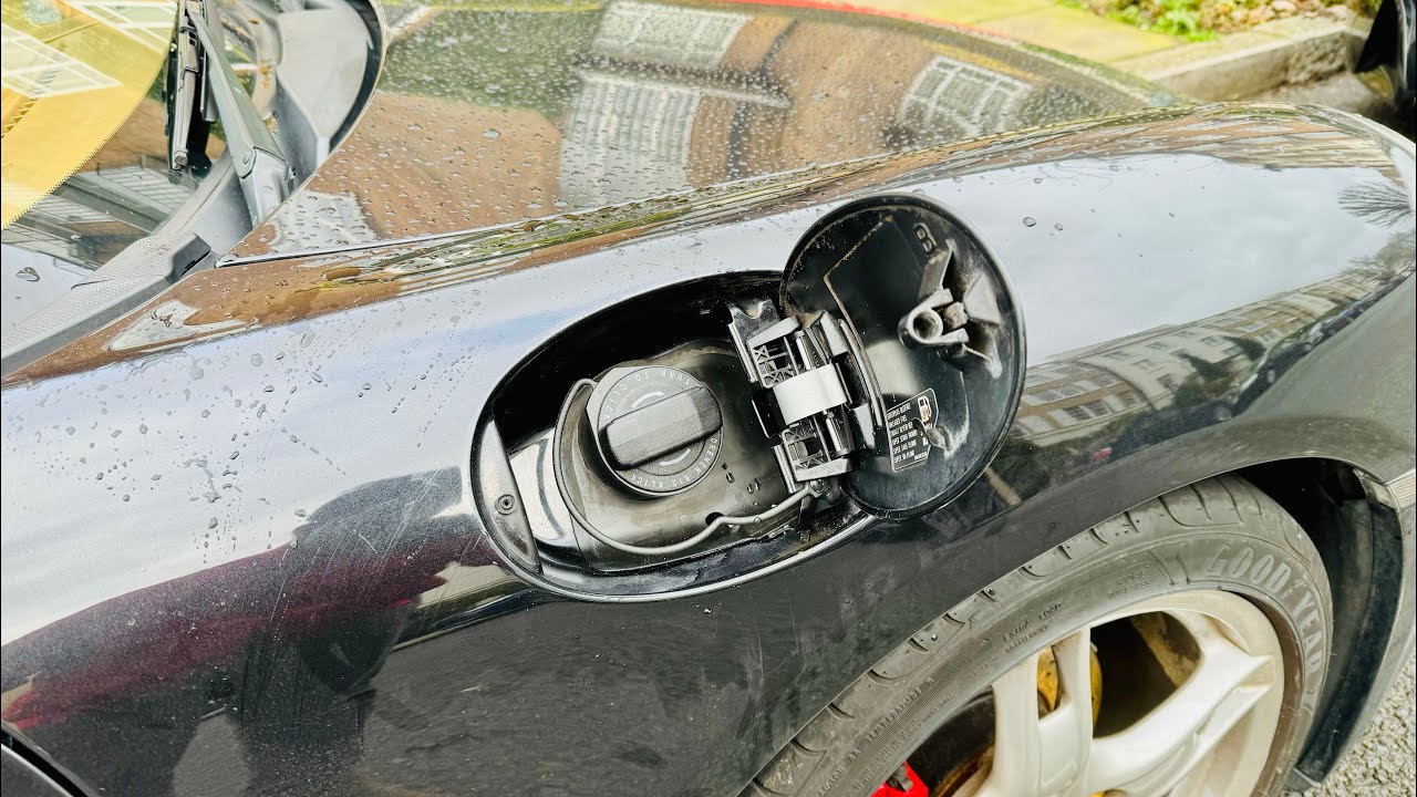 Porsche fuel filler flap hinge 996 997 987 986 boxster cayman