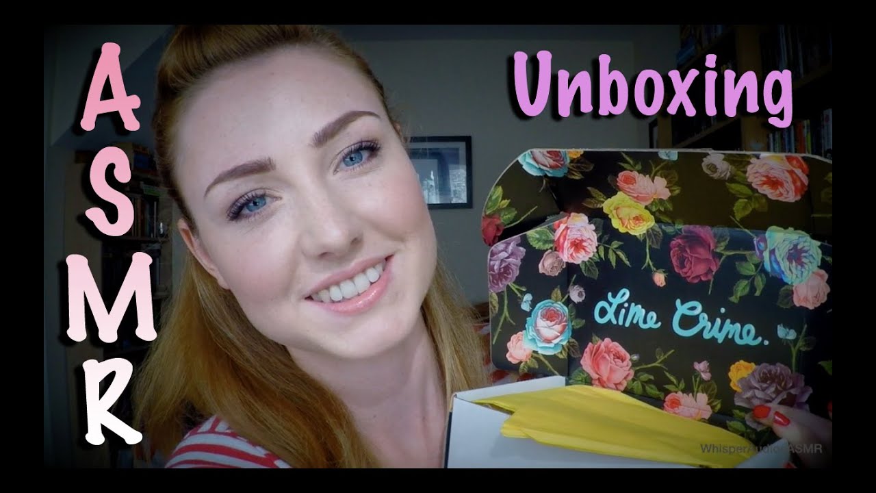 ASMR - Unboxing a Gift - Taping, Crinkling, Soft Speaking and Tea Drinking!
