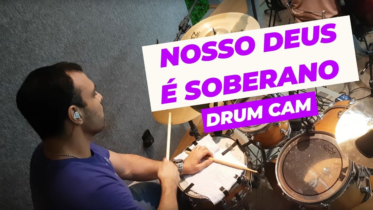 Nosso Deus É Soberano Aline Barros Bateria #bateria #drumcam  #batera #drumcover