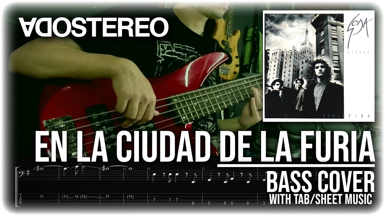Soda Stereo - En La Ciudad De La Furia | Bass Cover | Styfler Fonsek