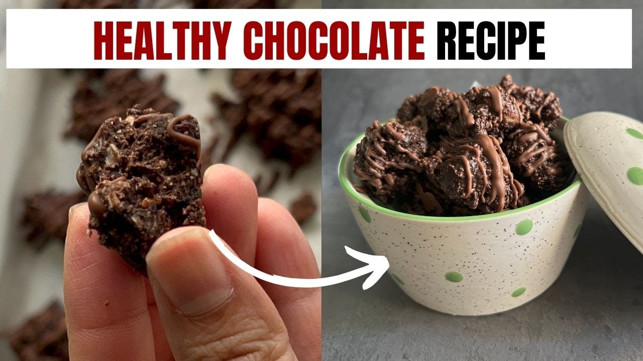 Healthy Chocolate Recipe | Chocolate making for beginners | Make chocolates at home | Easy Recipe
