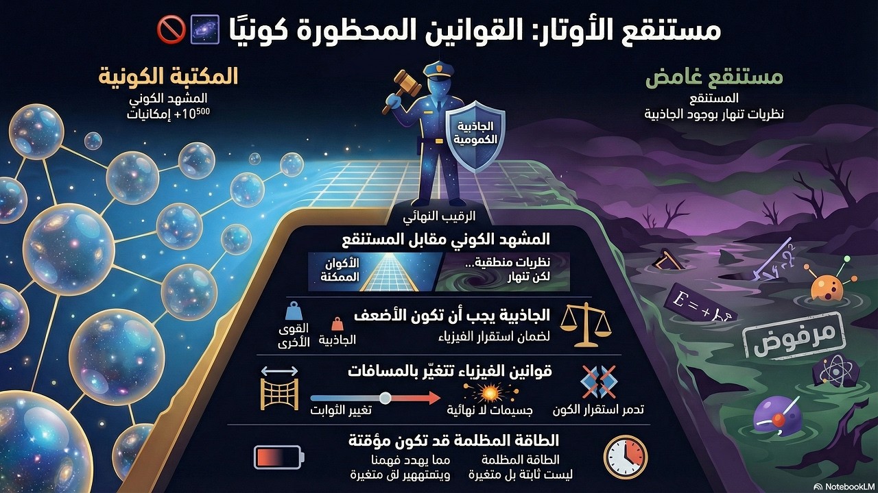 مستنقع نظرية الأوتار 😱 هل الكون يخدع الفيزيائيين؟! حدود الجاذبية تكشف الحقيقة المخفية!