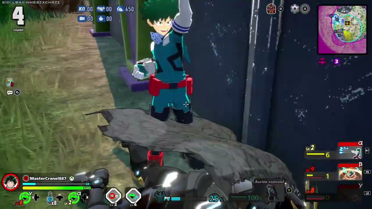 MY HERO ULTRA RUMBLE VICTORIA SOLITARIO 4 COMPLETO IZUKU AGRESOR🟥