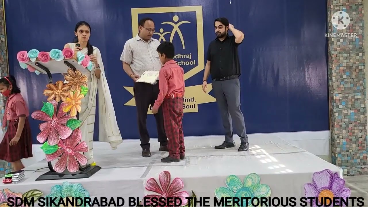 Certificate to meritorious students at BBC School
