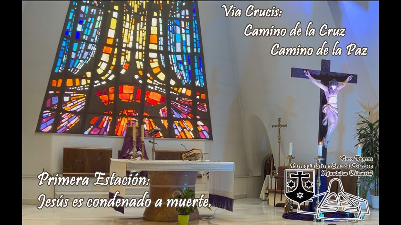 1ª ESTACION: Jesús es condenado a muerta.