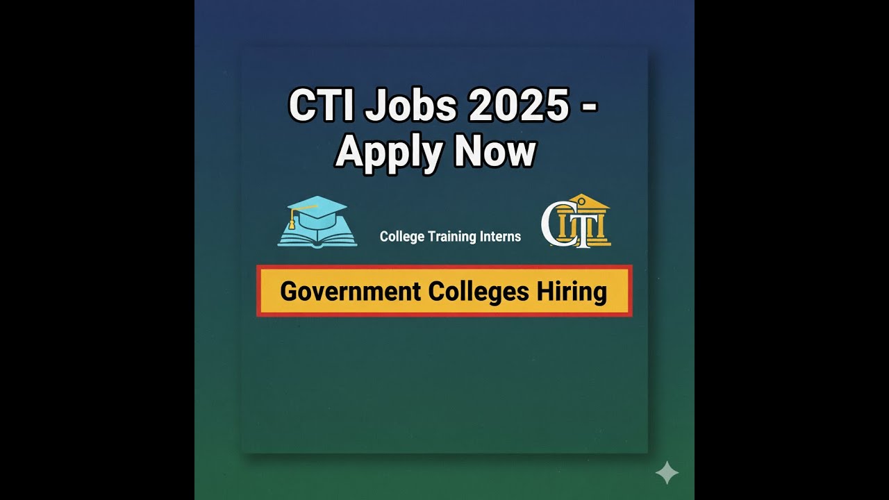 College Teaching Interns, #CTIJobs-2025,CTI #internship program