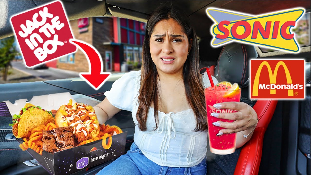 ONLY Eating NEW Fast Food Menu ITEMS for 24 HOURS!! **FOOD CHALLENGE**