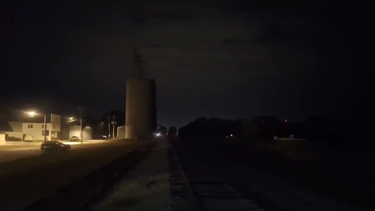 Southbound Intermodal Autorack Train With A CN ES44AC CN 2751 EX CREX ES44AC CREX 1204 