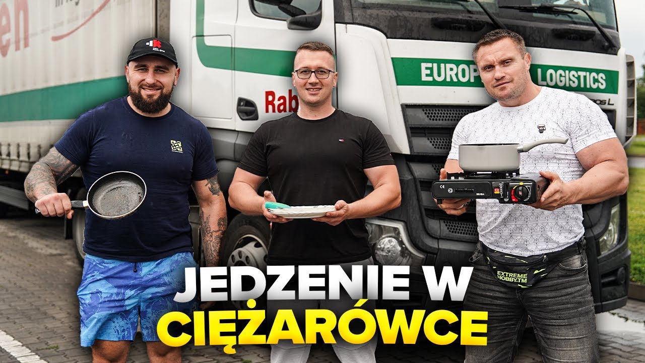 JEDZENIE NA PARKINGU U KIEROWCY TIRA!