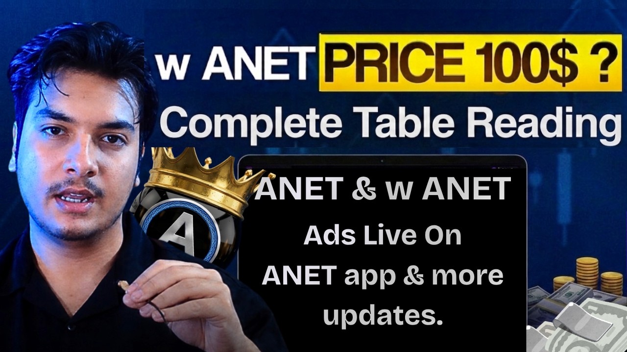 WA ANET Price & Table Reading | ANET Token Ads Live On App | ANET Token Launch | Cryptomentory