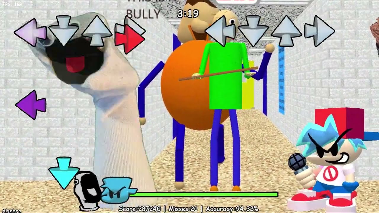 Algebra but it's Baldi's Basics, but I gave up.
