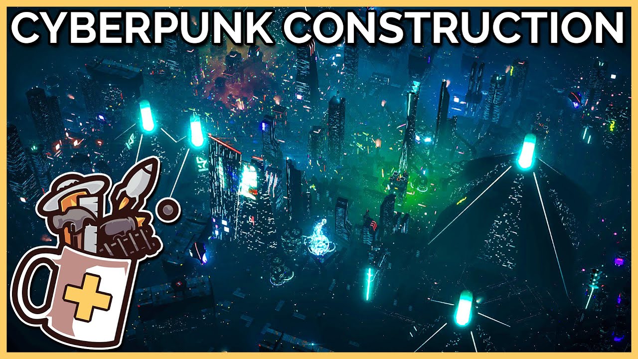 Neon, Holograms & Skyscrapers in this City Building Sandbox (🧊Chill🧊) | Dystopika